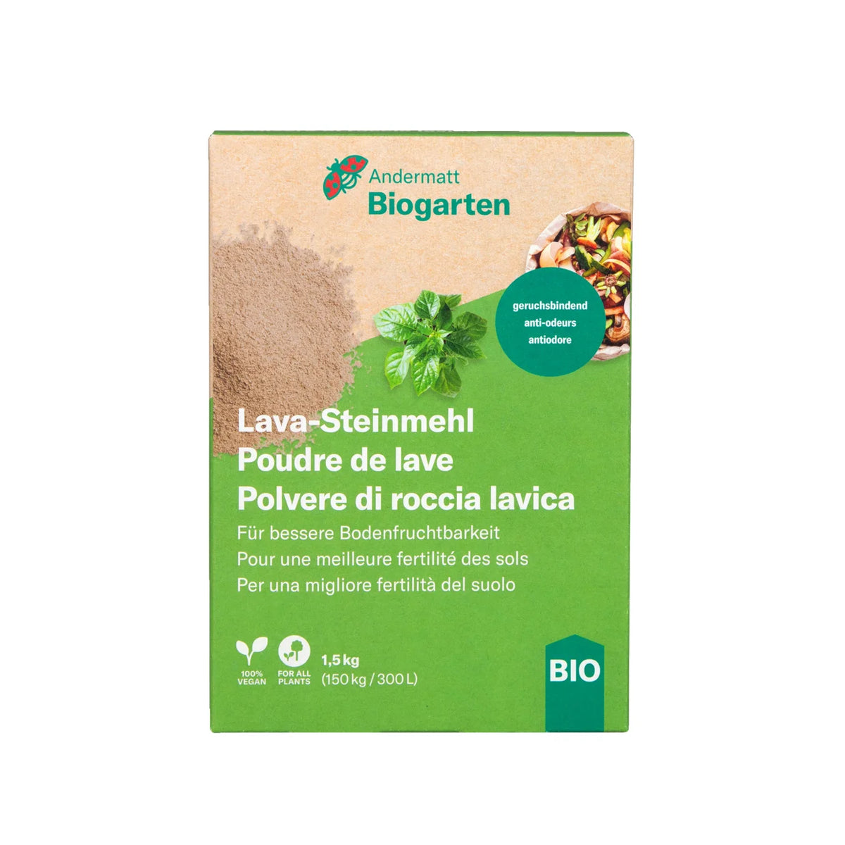 Lava-Steinmehl – Natürliche Mineralstoffkraft für gesunden Boden 🌋🌱