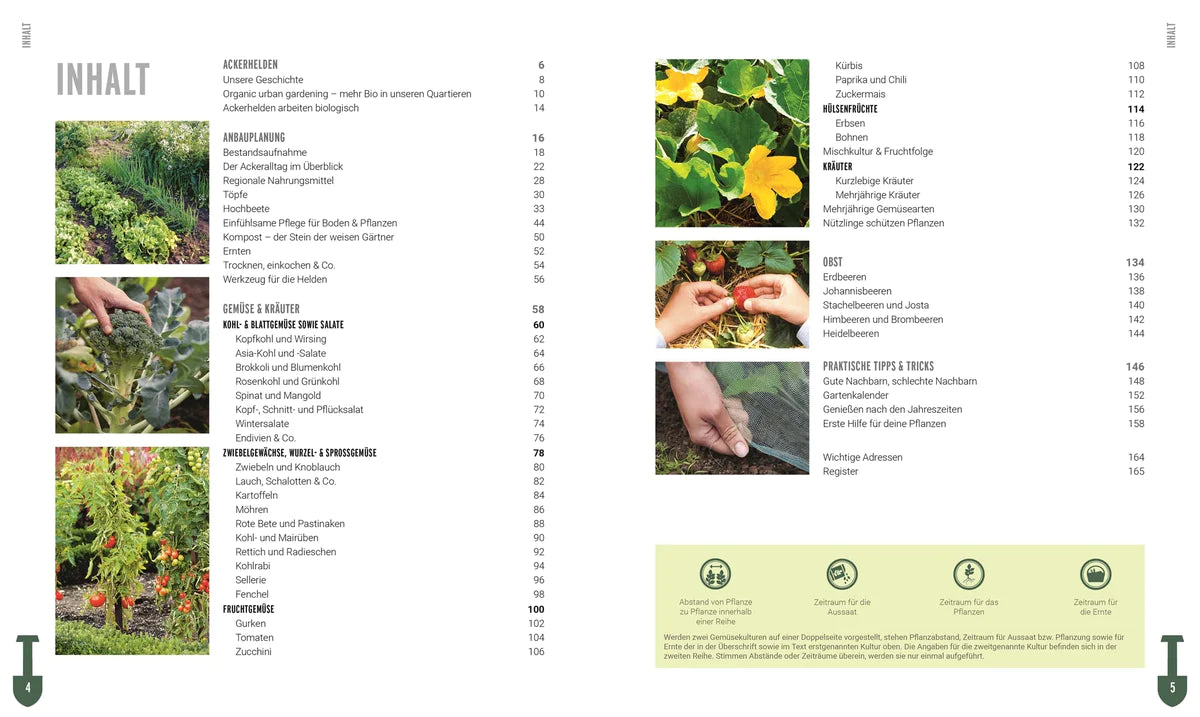 Ackerhelden-Gartenbuch - Biogärtnern für Einsteiger
