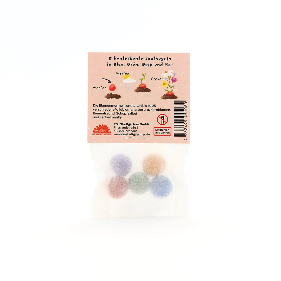 5 Blumenmurmeln „HDGDL“