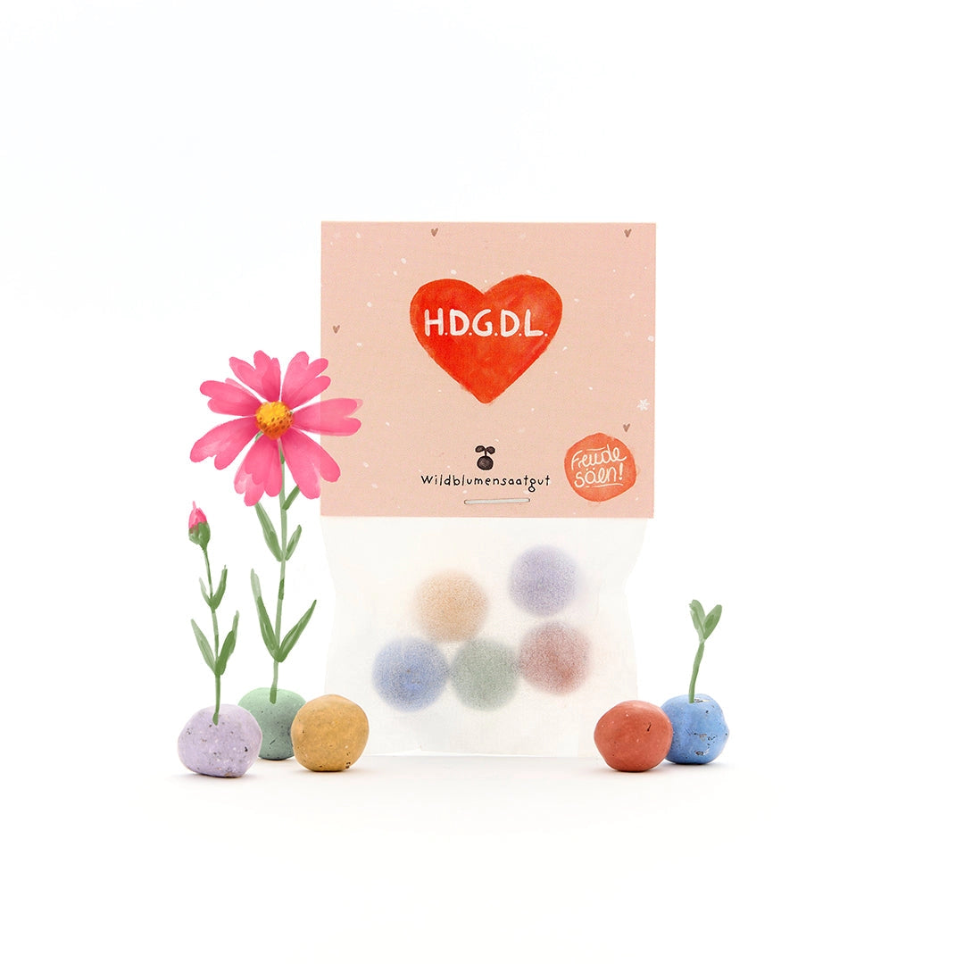 5 Blumenmurmeln „HDGDL“