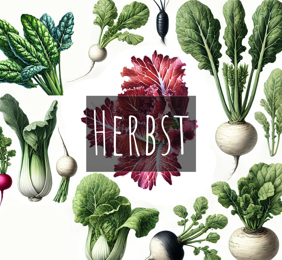 Bio-Saatgutset &#39;Herbstgemüse&#39;